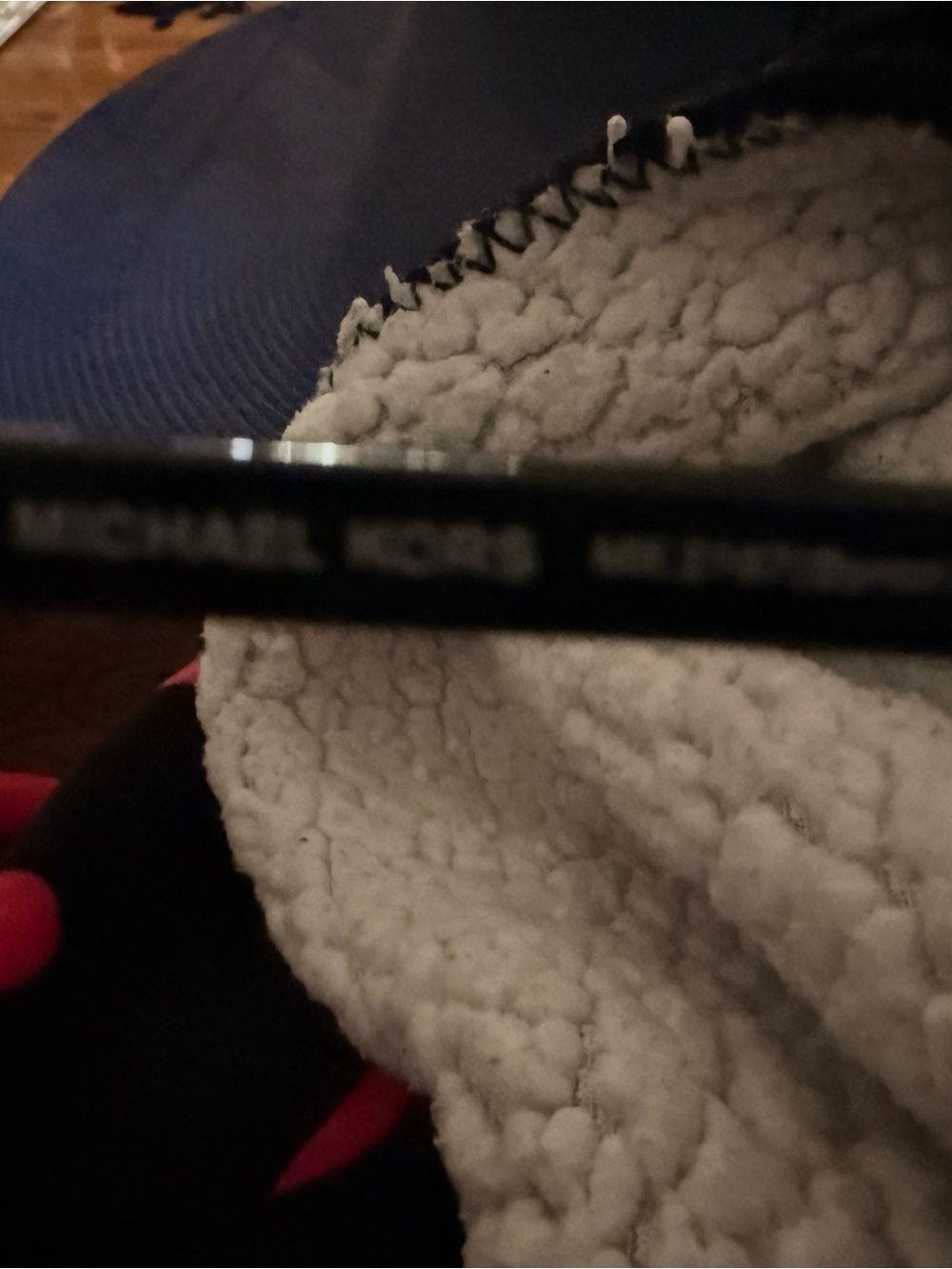 Michael Kors Black Oversized Round Women's Sunglasses - Picture 3 of 5